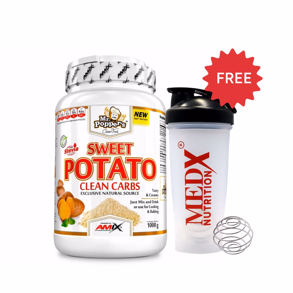Amix Mr.Poppers Sweet Potato Clean Carbs Chocolate Flavor - 1000gm 1