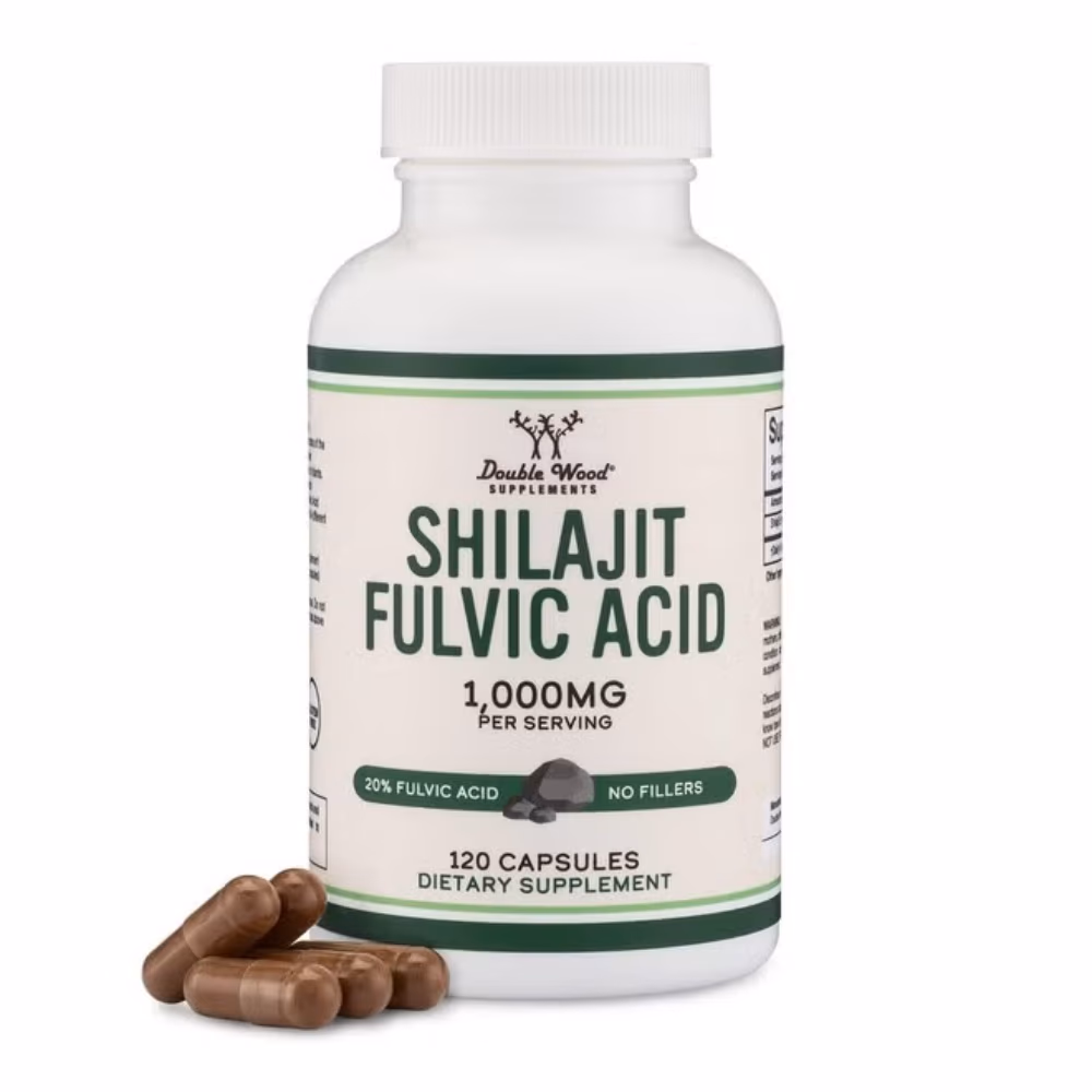 Double Wood Shilajit Fulvic Acid 1000mg Capsules 120s