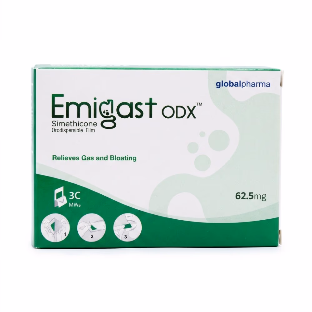 Emigast ODX 62.5mg Orodispersible Film 30s 1