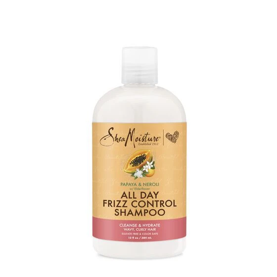 SheaMoisture Papaya & Neroli All Day Frizz Control Shampoo (384ml) 1