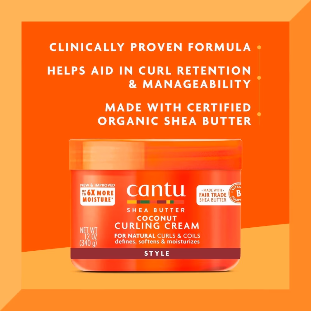 Cantu Coconut Curling Cream 340gm 3