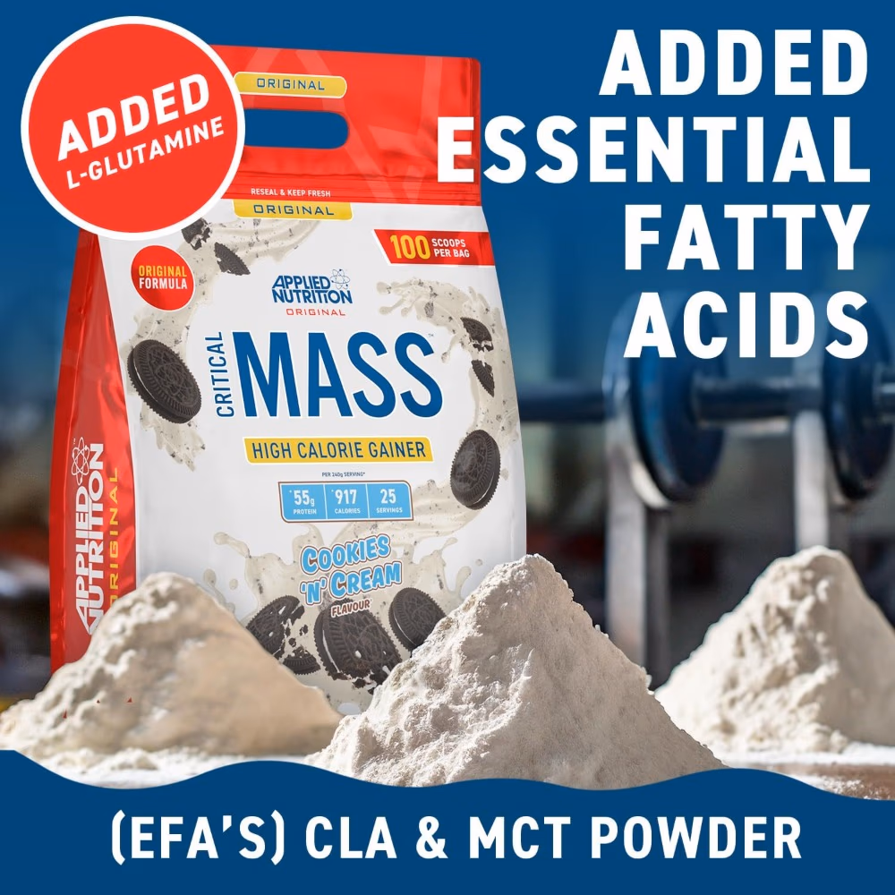 Applied Nutrition Critical Mass Lean Mass Gainer Chocolate Flavor - 6Kg 5