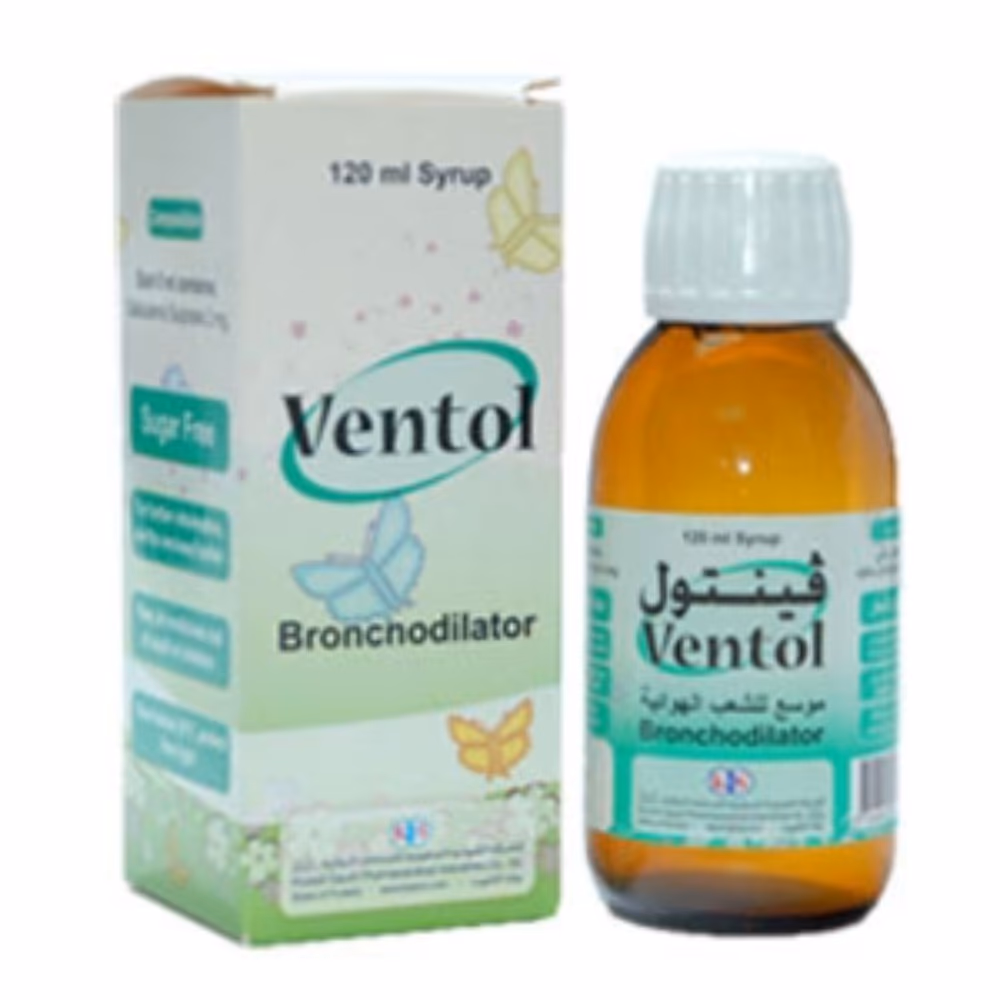 VENTOL 2MG/5ML Syrup 120ML 3