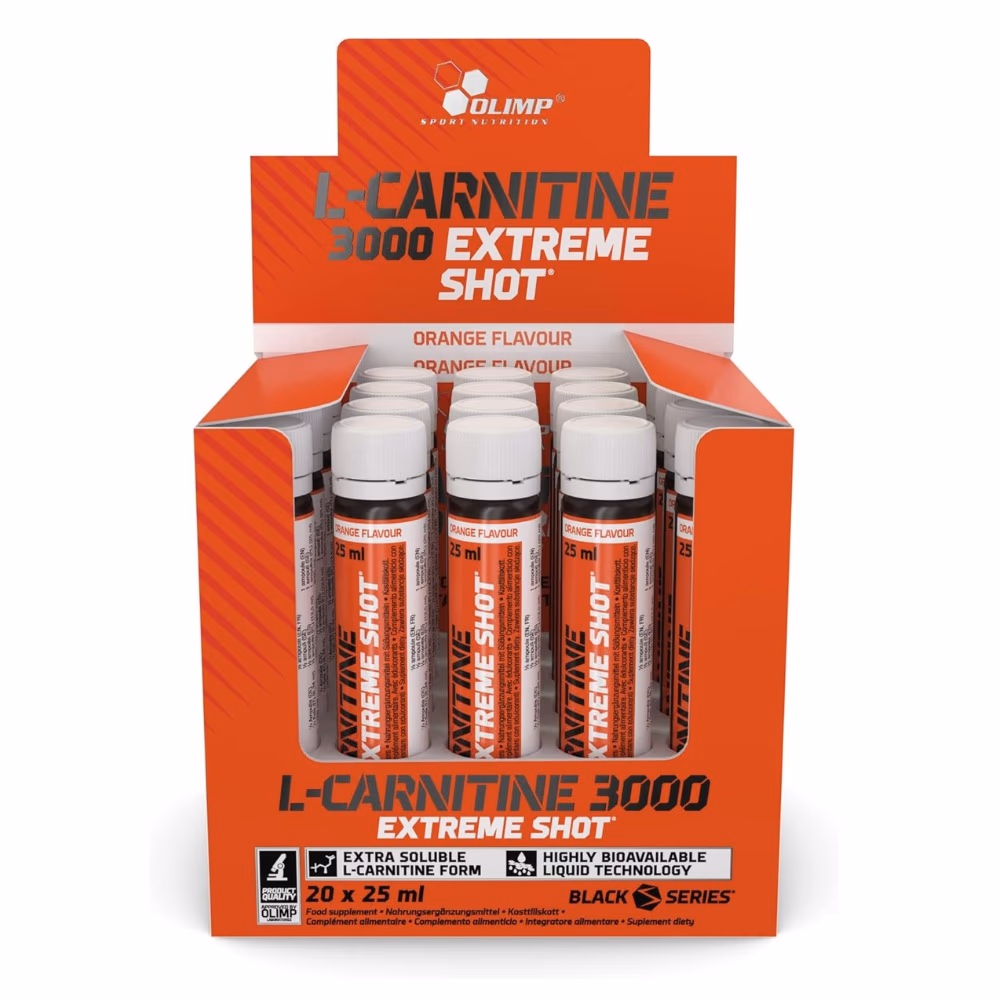 Olimp L-Carnitine 3000 Extreme Shot – 20 x 25ml Orange 1