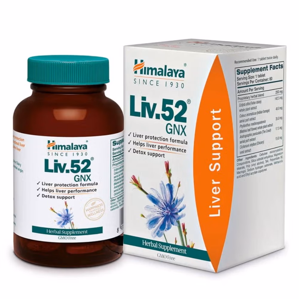 Himalaya Liv 52 GNX Tablet 60's 3