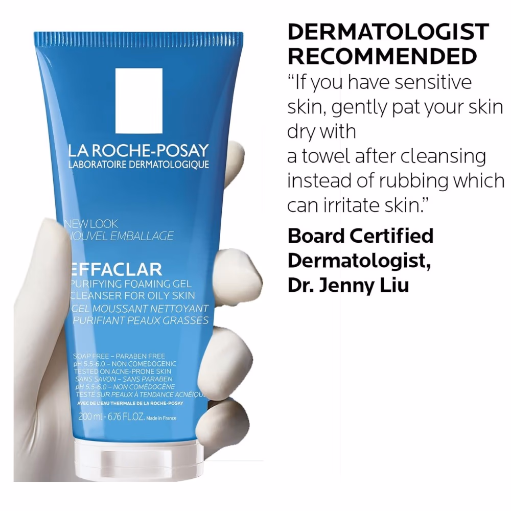 La Roche-Posay Effaclar Purifying Foaming Gel (200ml Tube) 2