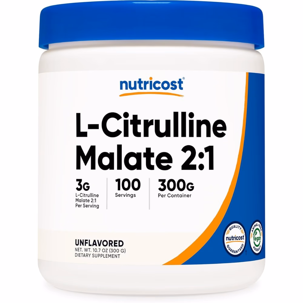 Nutricost L Citrulline Malate Unflavored 300g