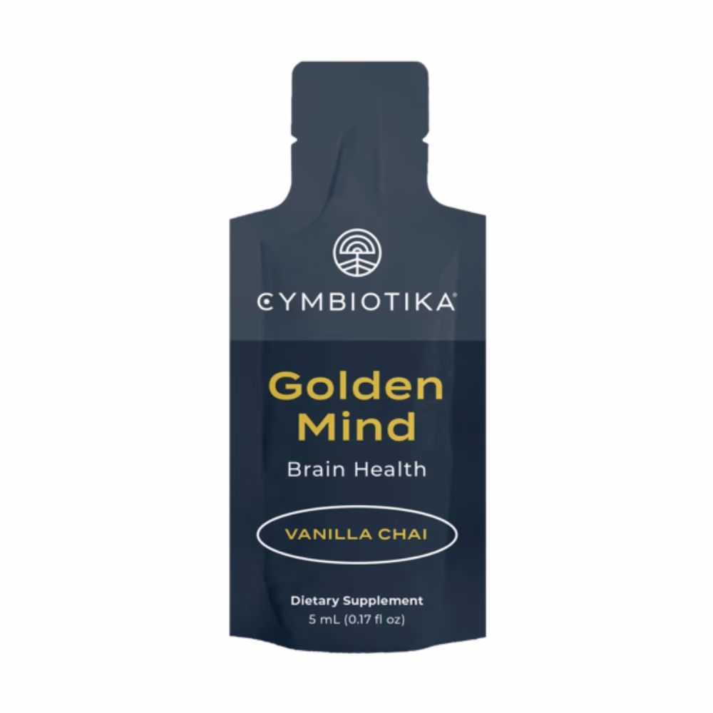 Cymbiotika Golden Mind – Vanilla Chai | Brain Health Liquid Supplement | Single Pouch 5ml