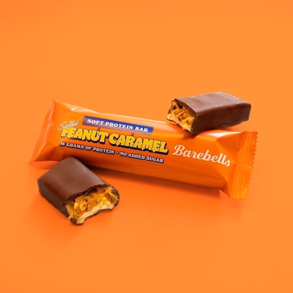 Barebells Salted Peanut Caramel Soft Protein Bar - 55g (Box of 12) 2