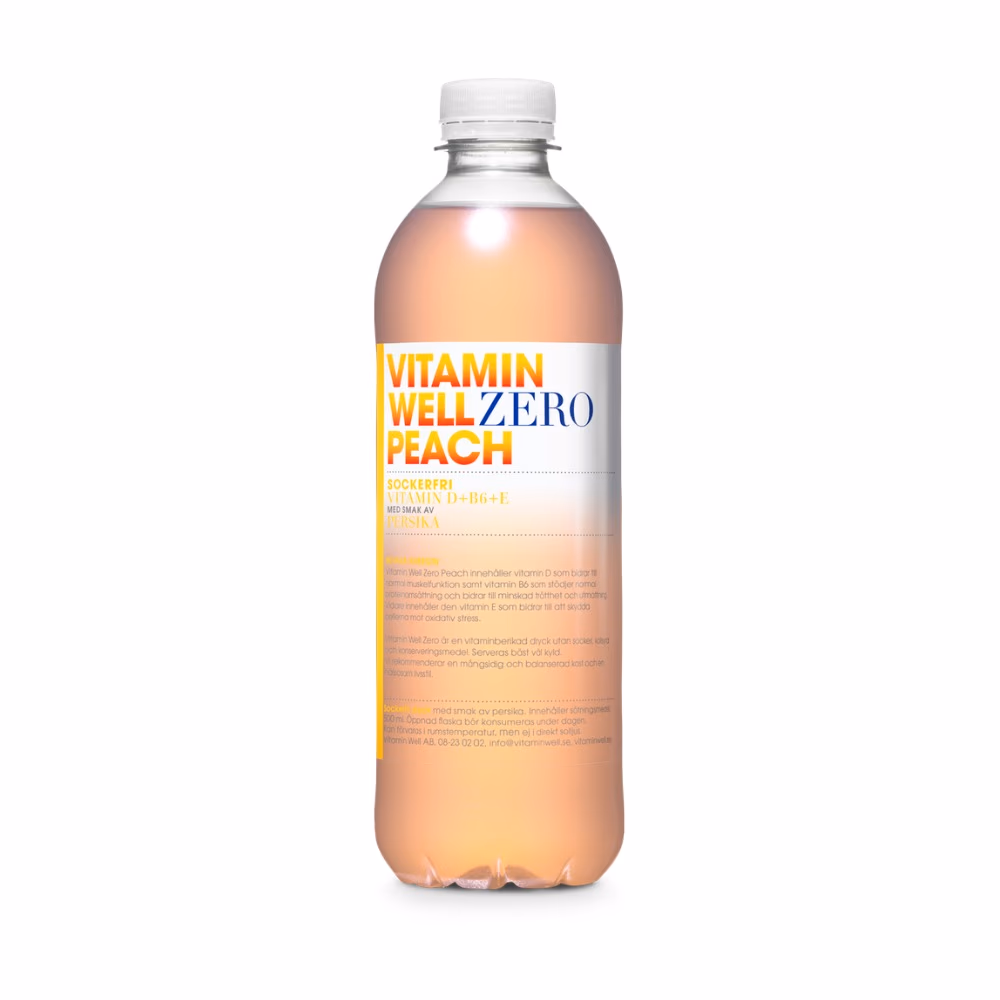 Vitamin Well Zero Peach 500ml