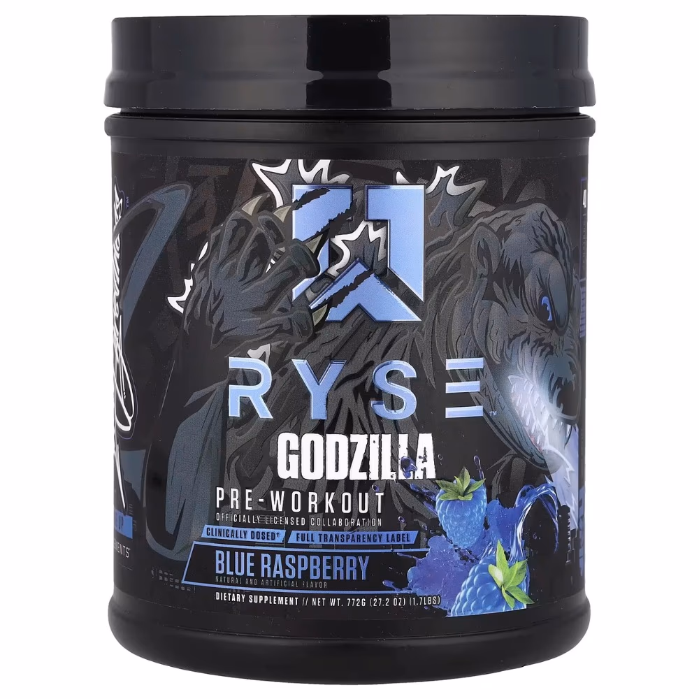 Ryse Godzilla Pre-Workout Blue Raspberry 776g 1