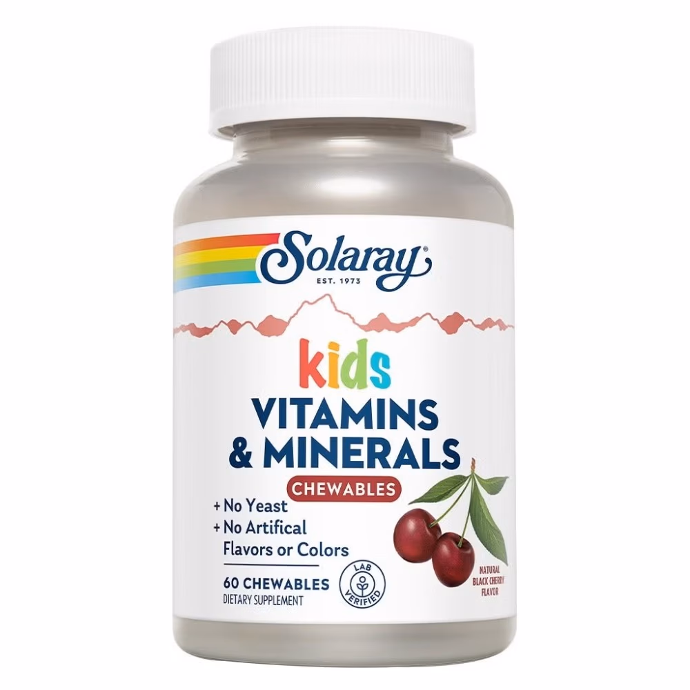 Solaray Kids Vitamins & Minerals 60 Chewables