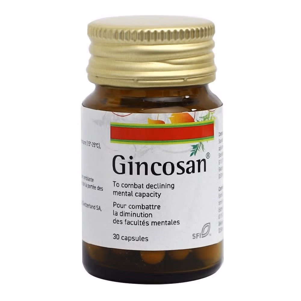 Gincosan Hard Gelatin Capsules – 30 Capsules 2