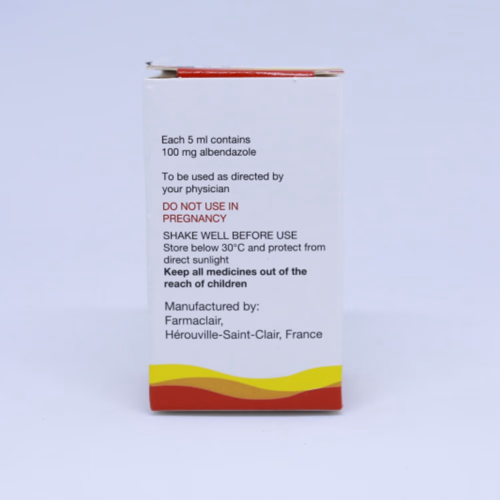 Zentel 100mg/5ml Suspension 20ml 3