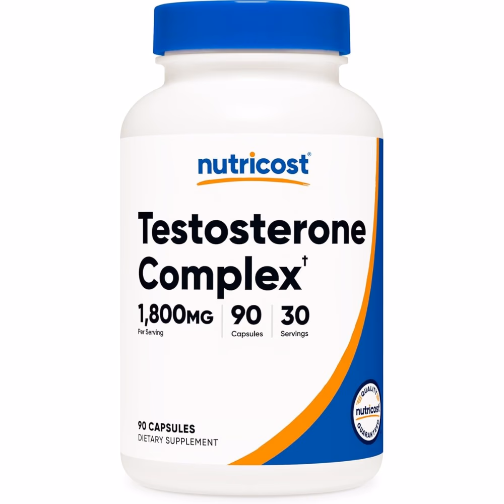 Nutricost Testosterone Complex 1800mg-90 Capsules 1