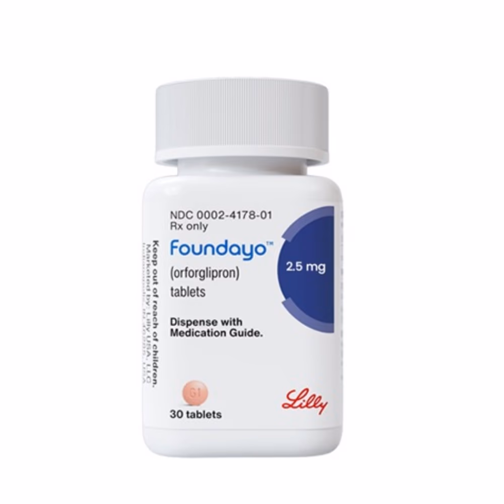 Foundayo 2.5 mg 30 Tablets | GLP-1 Pill for Weight Loss Support