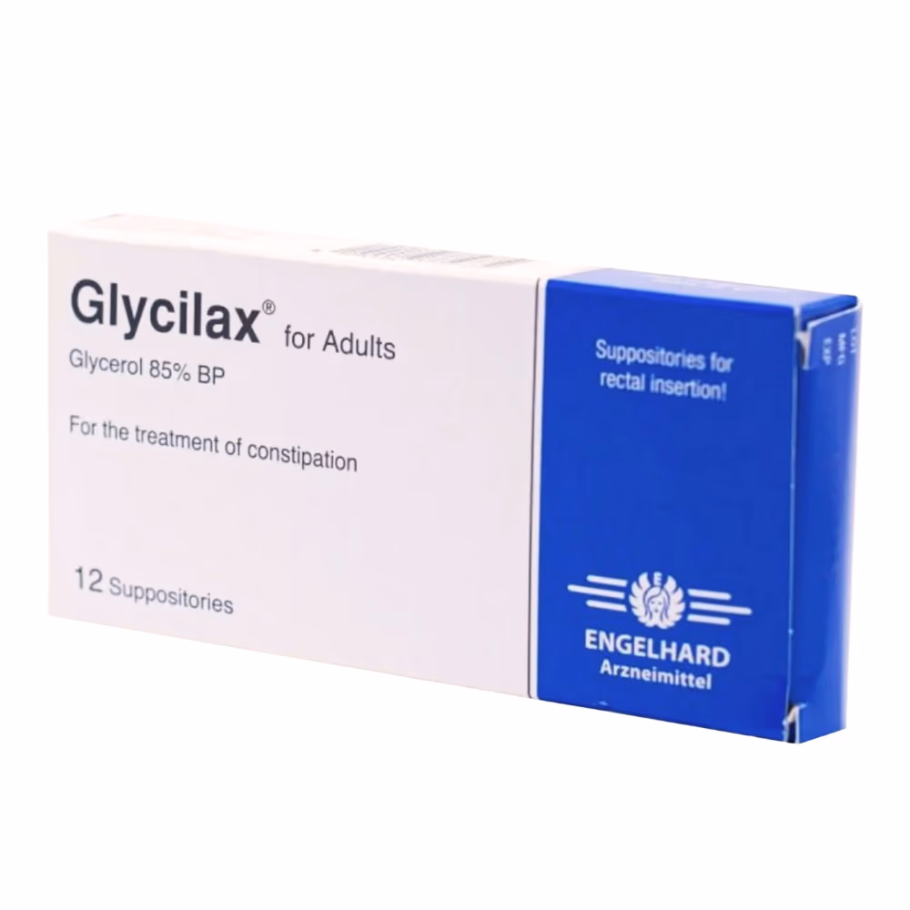Glycilax Adult Suppositories 12's 1