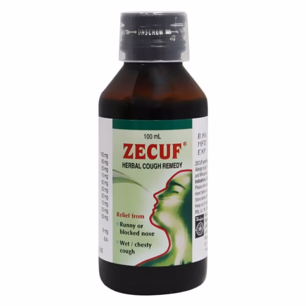 Zecuf Herbal Cough Syrup 100ml 4