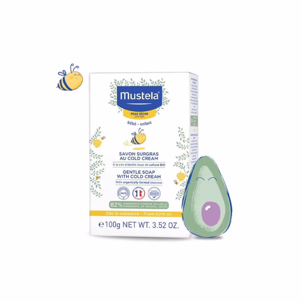 Mustela Gentle Soap With Cold Cream 100Gm 4