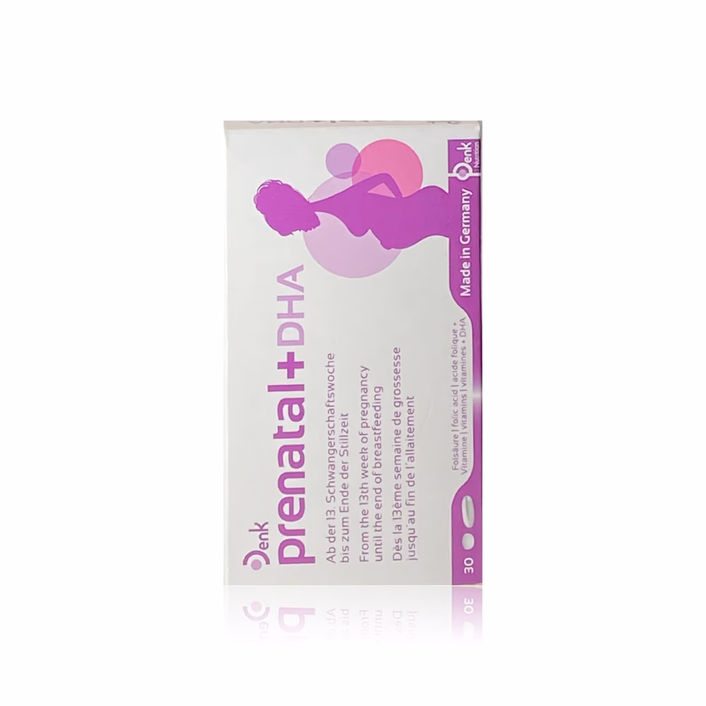 Denk Prenatal+DHA Supplement, 30 Capsules and Tablets – Folic Acid, Vitamins, Minerals, and DHA for Pregnancy and Breastfeeding 3