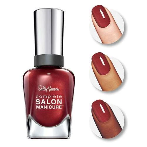 Sally Hansen Complete Salon Manicure Nail Polish -Oh So Lava-ly 1