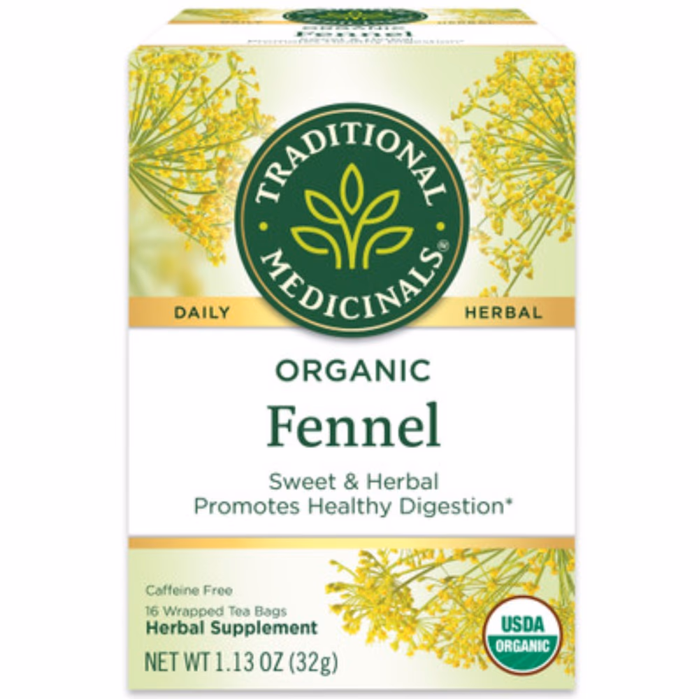 Traditional Organic Fennel Tea Bags - 16s 1