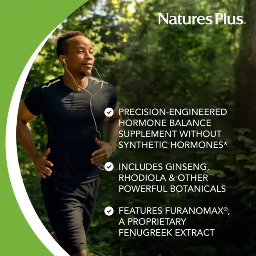 Natures Plus  T-male Testosterone Boost for Men V.cap 60s 3