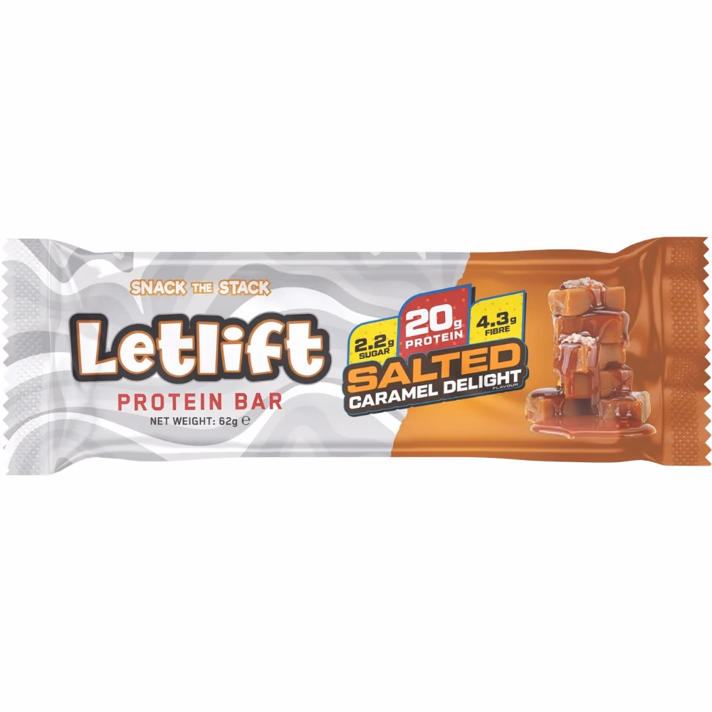 LetLift Protein Bar Salted Caramel Delight 62g 1