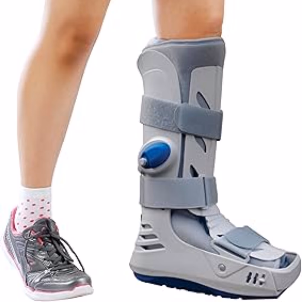 Short Air Walker CAM Fracture Boot Orthopedic Medical Walking Boot with Adjustable Air Compression for Ankle Sprains, Foot Fractures and Post Operative Recovery 2