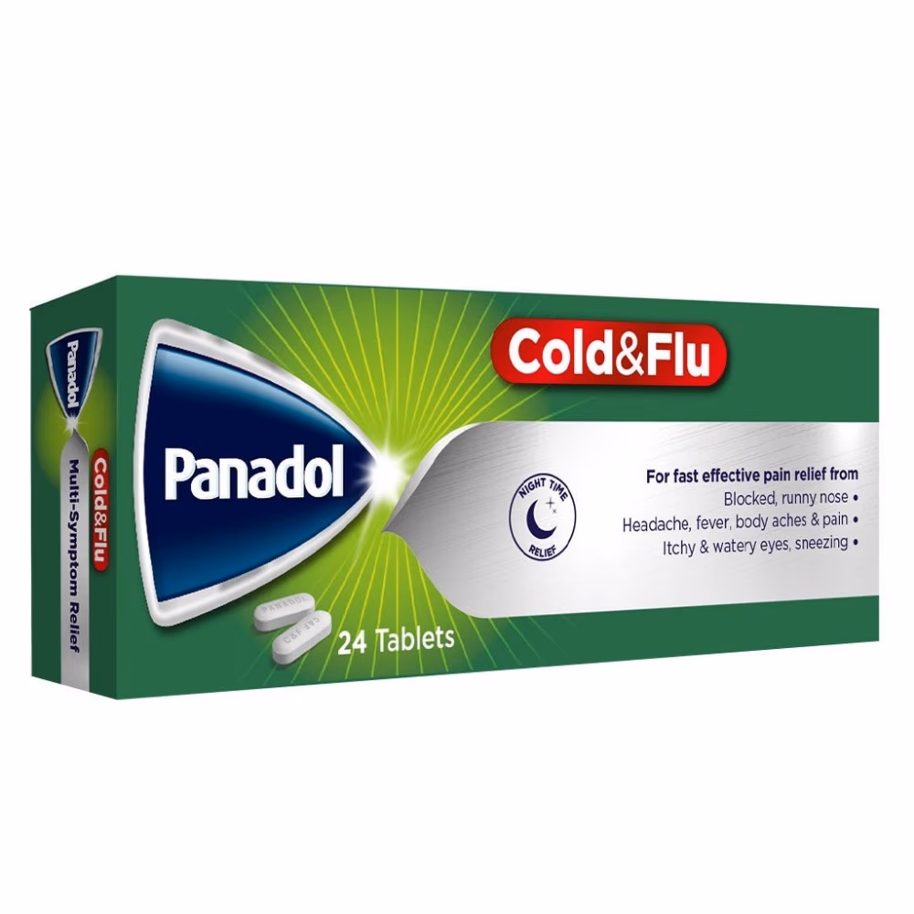 Panadol Cold & Flu Night - 24 Tablets 1