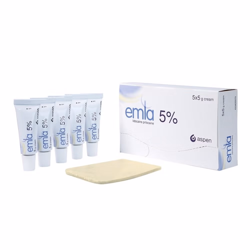 Emla Cream 5% tubes pack 5s 3