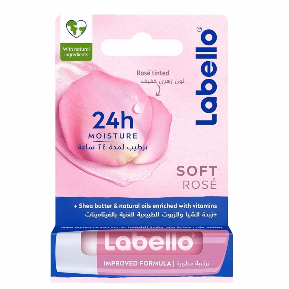 Labello Lip Balm Soft Rose 4.8g