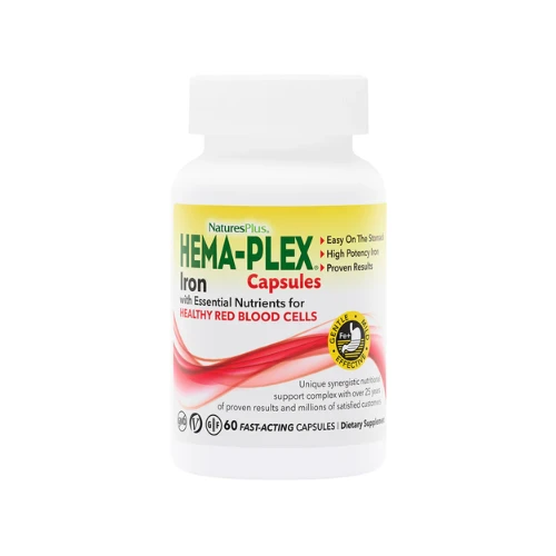 Natures Plus  Hema-plex Iron Capsules 60s 1
