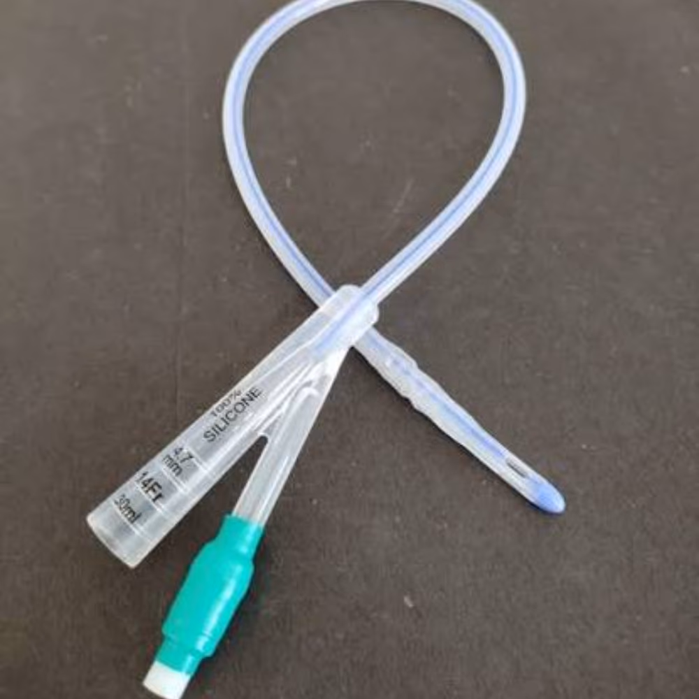m|devices 2-Way Foley Catheter with Integrated Hydromodel Technology, 14Fr, 10ml Balloon 3