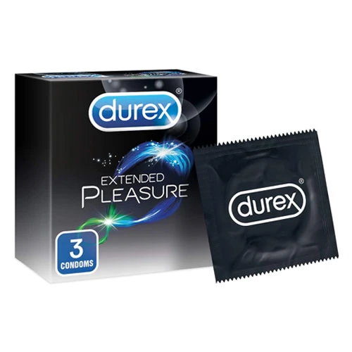 Durex Extended Pleasure Condoms - Pack of 3 1
