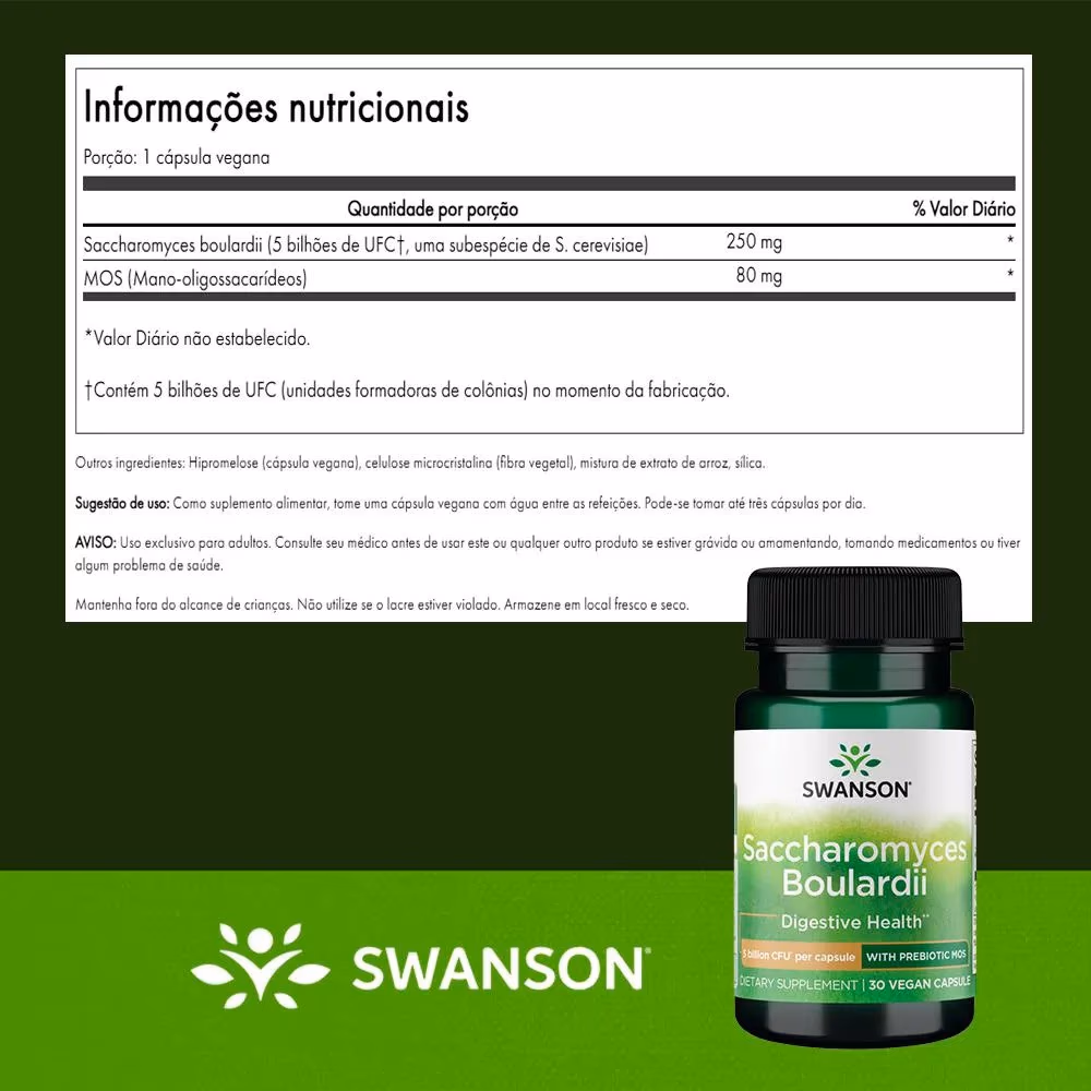 SWANSON SACCHAROMYCES BOULARDI CAPS 30S 3