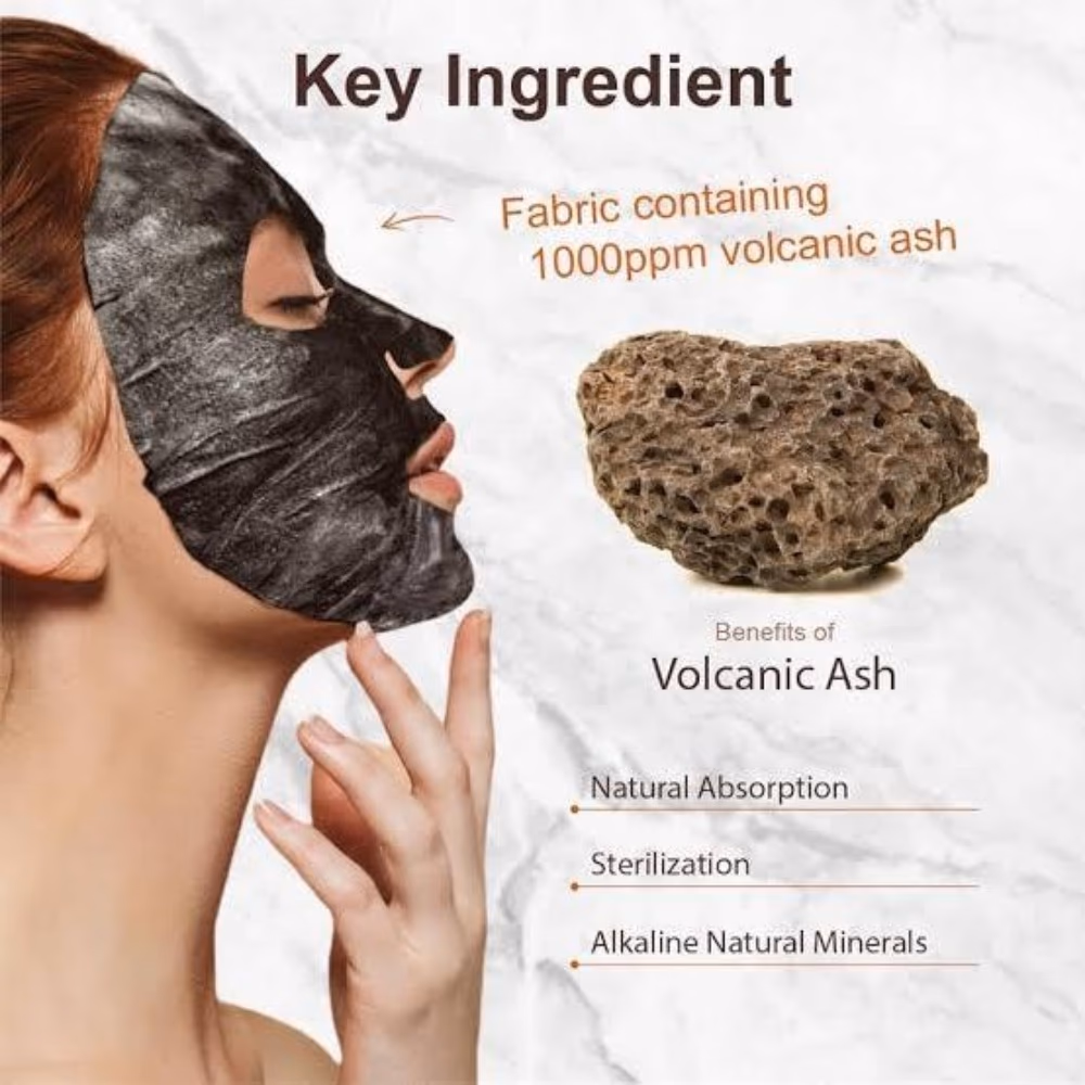 Purederm Mud Sheet Volcanic Ash Mask ADS-832 2