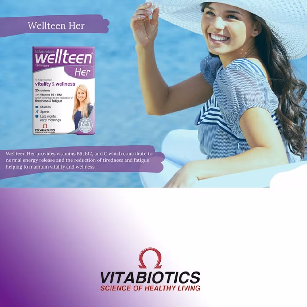 Vitabiotics Wellteen Her - 30 Tablets 2