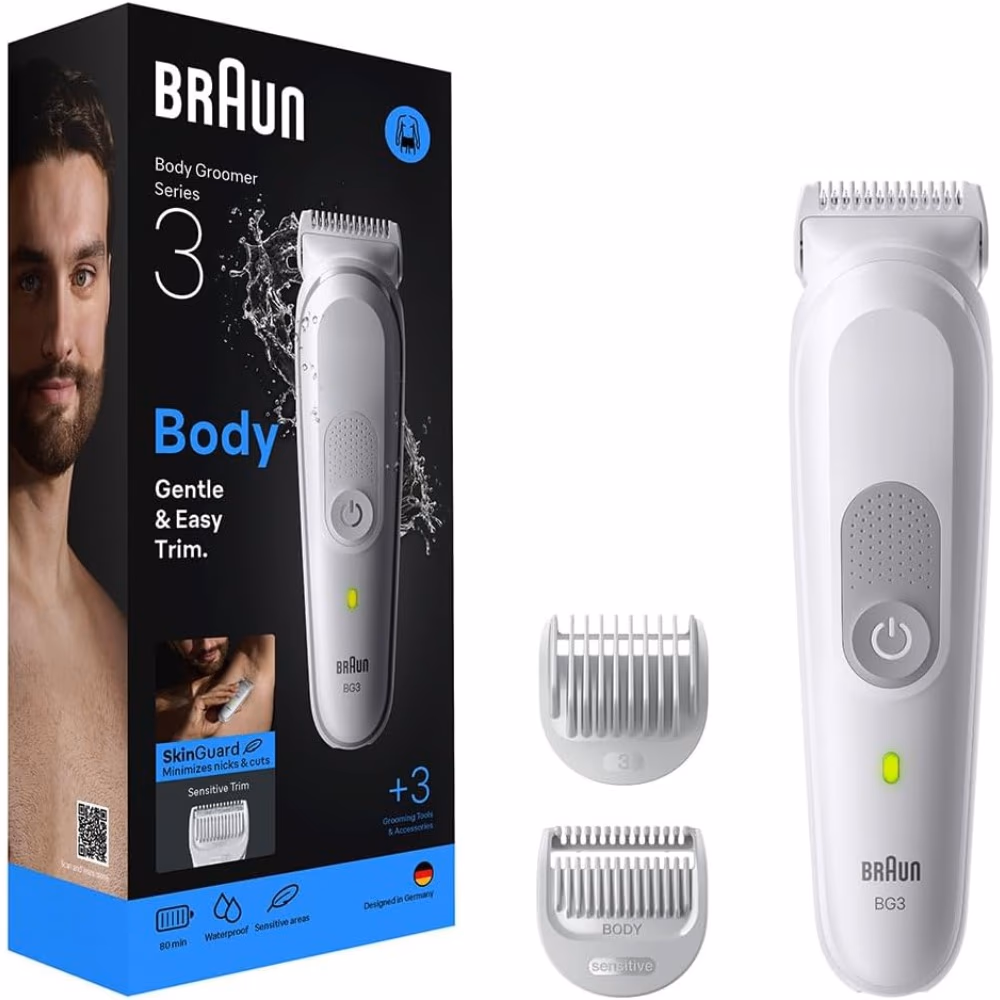 Braun Series 3 Body Groomer Grey BG3530 1