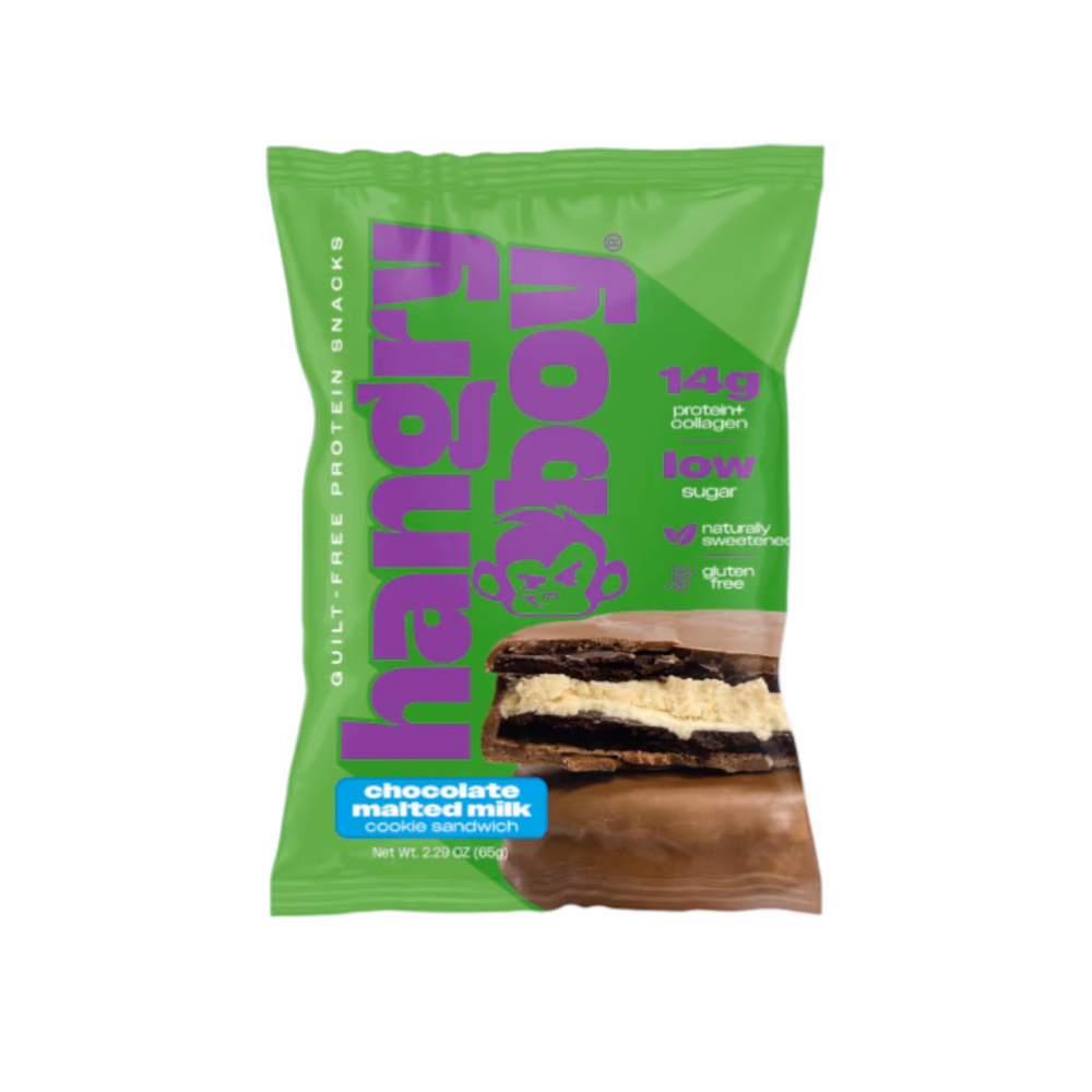 Hangryboy Cookie Sandwich Choco Malted Milk 65g 1