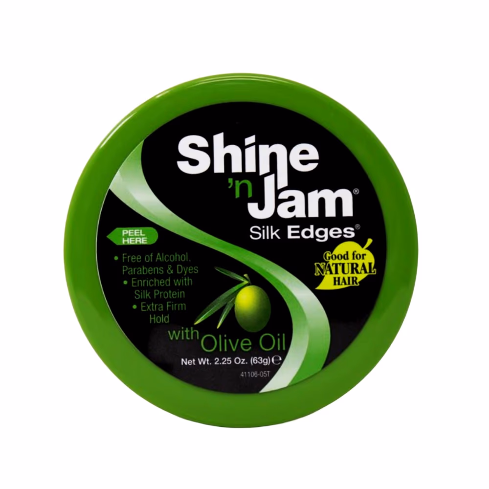 Shine ’n Jam Silk Edges with Olive Oil 63g