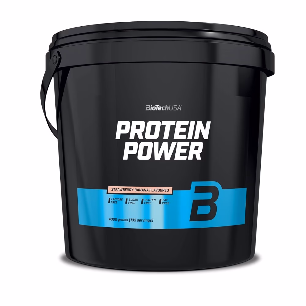 BioTechUSA Protein Powder Strawberry Banana 4000g 1