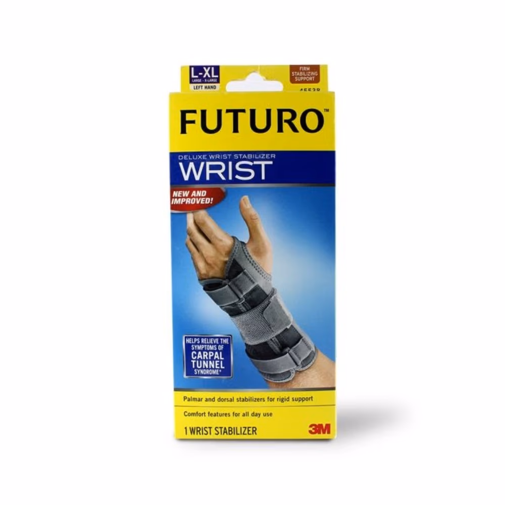 3M Futuro Wrist Deluxe Stabilizer (45538) - Left Hand - Large/XL Size - 1 Wrist Stabilizer 1