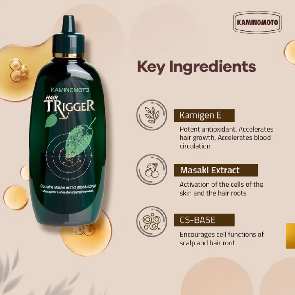 Kaminomoto Hair Growth Trigger 180ml 3