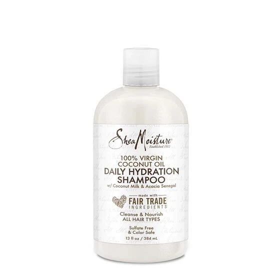 SheaMoisture 100% Virgin Coconut Oil Daily Hydration Shampoo (384ml) 1