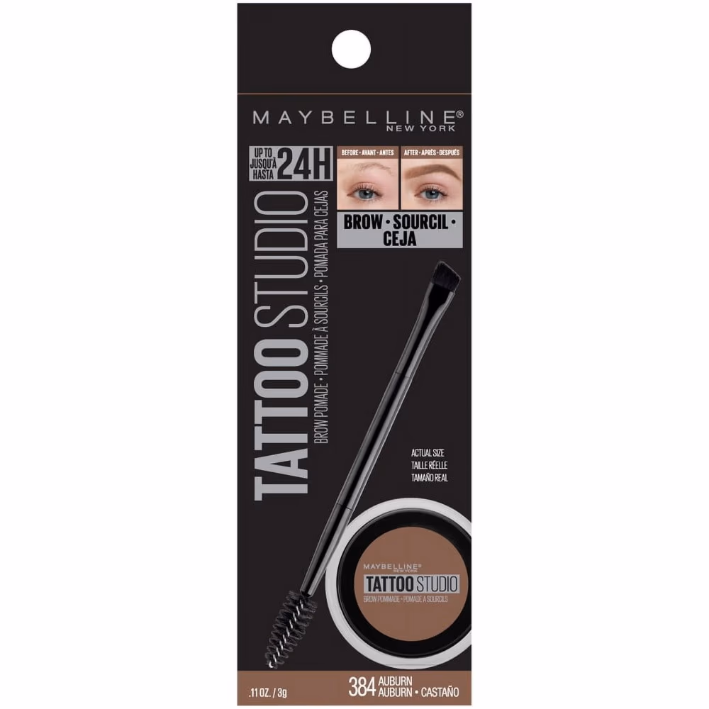 Maybelline Tattoo Studio Brow Pomade Shade 384 Auburn 1