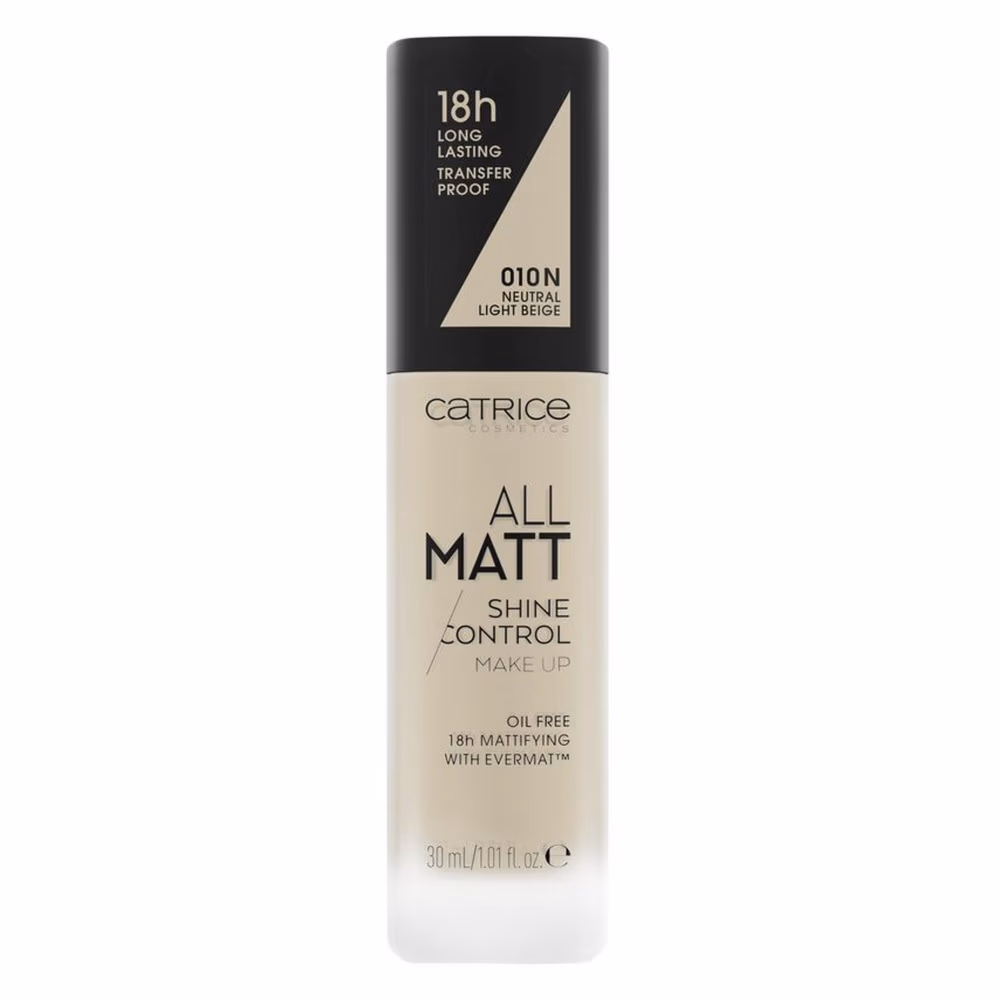  Catrice 010N All Matt Shine Control Neutral Light Beige 30ml   1