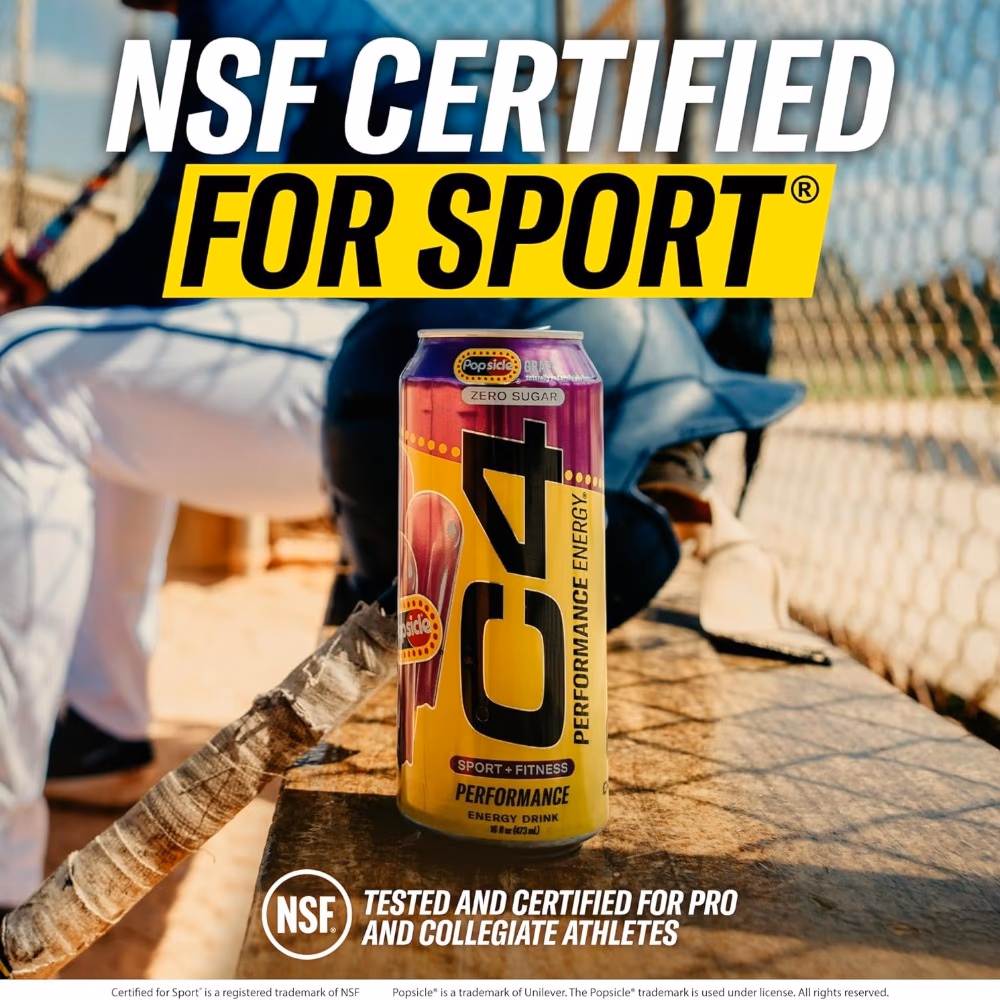 Cellucor C4 Energy RTD Popsicle Cherry 473ml  5