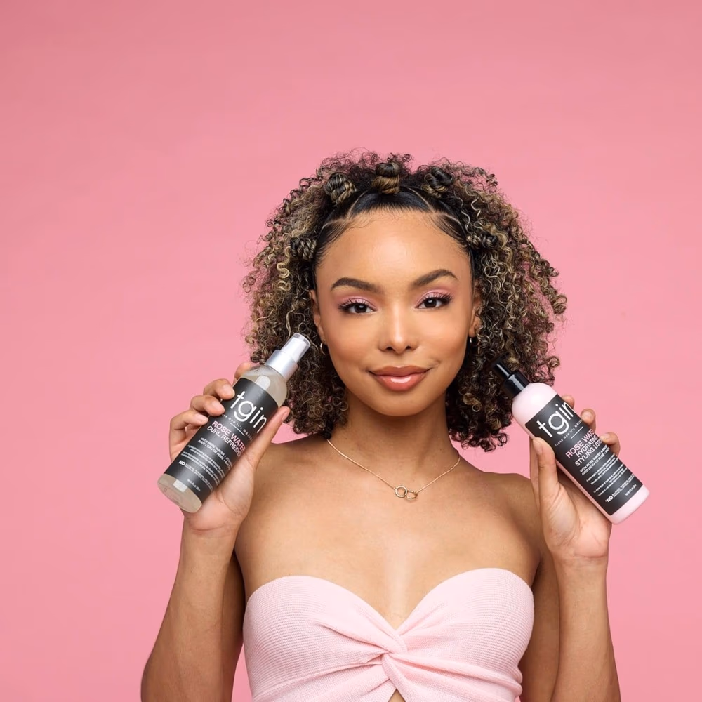Tgin Rose Water Curl Refresher 236ml 4