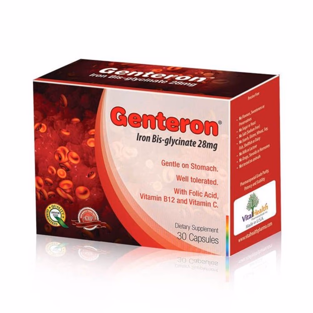 Vital Health Genteron 30 Capsules